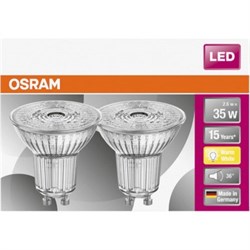 LSPAR163536 2,6W/827 230V GU10 5X2 OSRAM 4058075260238 - фото 35781