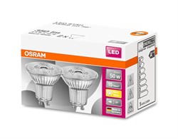 LSPAR165036 4,3W/827 230V GU10 5X2 OSRAM 4058075260252 - фото 35782