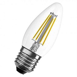 Лампа светодиодная филаментная OSRAM Parathom B, 470 лм, 4Вт (замена 40Вт), 2700K (теплый белый свет 4058075439511 - фото 36175