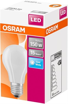 LEDSCLA150 15W/840 230VGLFR E2710X1OSRAM 4058075305038 - фото 36442