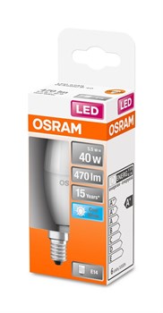 LEDSCLB40 5,5W/840 230VFR E14 10X1 OSRAM 4058075431058 - фото 36485