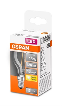 LEDSCLP15 1,5W/827 230V FIL E1410X1OSRAM 4058075434349 - фото 36494