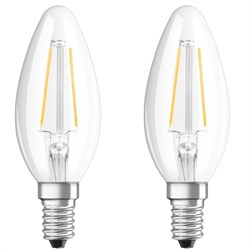 Лампа светодиодная OSRAM LEDSCLB25 2,5W/827 230V FIL E14 5X2 4058075330498 - фото 36609