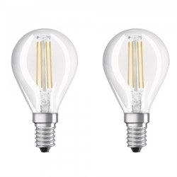 Лампа светодиодная OSRAM LEDSCLP40 4W/827 230V FIL E14 5X2 4058075434288 - фото 36611