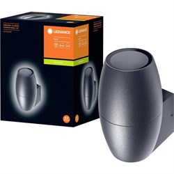 ENDURA CLASSIC CANNON UP DARK GREY GU10 IP44  - уличн. БРА(кокон) LEDV 4058075554474 - фото 36859