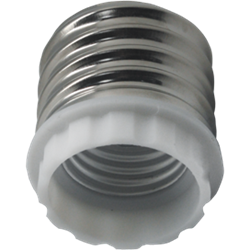 Ecola base Переходник с цоколя E40 на E27 Белый (1 из уп. по  15) A8T17WEAY - фото 37182