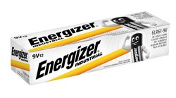 Батарейки ENERGIZER Industrial 6LR61/522/9V Крона DP12 (коробка 12шт) 7638900361094 - фото 37533