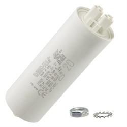 _WTB 20 мкФ ±5% 250V  d35 l95 M8x10 (Пласт. корпус/Wago/-40C...+85C) Конденсатор 528552 - фото 37596