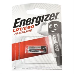 Батарейки ENERGIZER Alkaline LR1/E90 BL1 - (блистер 1шт) 7638900083064 - фото 37770