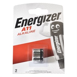 Батарейки А11 ENERGIZER LR11 / E11A / A11, алкалиновые, 2 шт 7638900394498 - фото 37781