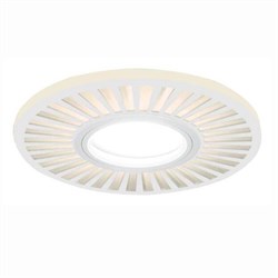 Светильник Gauss Backlight BL137 Кругл./узор. Белый, Gu5.3, 3W, LED 3000K 1/40 BL137 - фото 37834