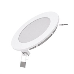 Светильник Gauss Slim круг 6W 360lm 3000K 180-265V IP20 монтаж ?105 120*22 LED 1/20 939111106 - фото 37852