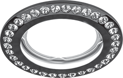 Светильник Gauss Strass CA031 Круг. Кристал/Черный, Gu5.3 1/30 CA031 - фото 37856