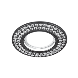 Светильник Gauss Strass CA035 Круг. Кристал/Черный, Gu5.3 1/30 CA035 - фото 37862