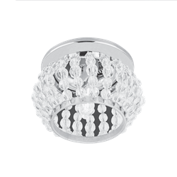 Светильник Gauss Brilliance CR047, Кристалл/Хром, Gu5.3 1/50 CR047 - фото 37870