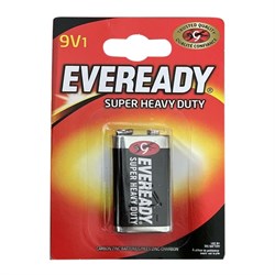 Батарейки EVEREADY SHD 9V/6F22 Крона BL1 (блистер 1шт) 7638900227543-1 - фото 37875