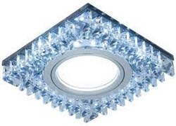 Светильник Gauss Backlight BL030  Квадрат. Кристал/Хром, Gu5.3, LED 4100K 1/40 BL030 - фото 37912