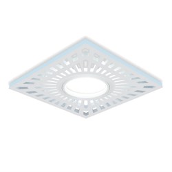 Светильник Gauss Backlight BL128 Квадрат. Белый, Gu5.3, 3W, LED 4000K 1/40 BL128 - фото 37922