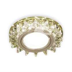 Светильник Gauss Backlight BL034 Кругл. Шампань/Кристалл/Хром, Gu5.3, LED 2700K 1/40 BL034 - фото 37945