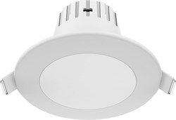 Светильник Gauss Downlight круг 7W 500lm 3000K 100-265V IP20 монтаж ?65 90*56мм белый LED 1/20 946411107 - фото 37954