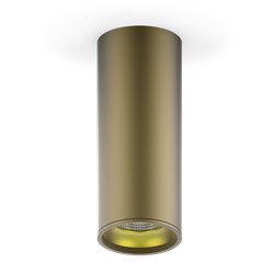 Светильник Gauss Overhead накл цил 12W 900lm 3000K 170-240V IP20 79*200мм кофе золото LED 1/30 HD002 - фото 37961
