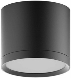 Светильник Gauss Overhead накл цил 10W 700lm 3000K 170-240V IP20 88*75мм черный с расс LED 1/30 HD016 - фото 37965
