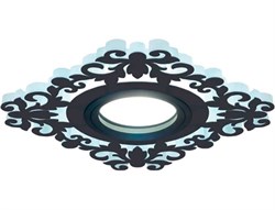 Светильник Gauss Backlight BL129 Квадрат/узор. Черный, Gu5.3, 3W, LED 4000K 1/40 BL129 - фото 37970