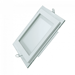 Светильник Gauss Glass кв 12W 900lm 3000K 220-240V IP20 монт ?118х118 160*160*30 с дек стек LED 1/40 948111112 - фото 37993