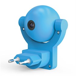 Светильник розеточный с фиксированной проекцией и датчиком освещённости,  0,5W, синий 1/100 DIY0033 - фото 38204