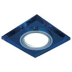Светильник Gauss Backlight BL061 Квадрат. Синий/Хром, Gu5.3, LED 4100K 1/40 BL061 - фото 38406