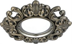 Светильник Gauss Antique CA046 Круг. Золото/Черный Gu5.3 1/40 CA046 - фото 38408