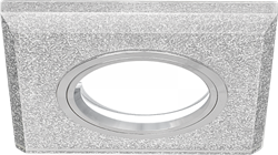 Светильник Gauss Mirror RR009 Квадрат. Кристал cеребро/Хром, Gu5.3 1/50 RR009 - фото 38419