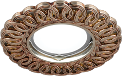 Светильник Gauss Antique CA043 Круг. Золото/Черный Gu5.3 1/40 CA043 - фото 38424