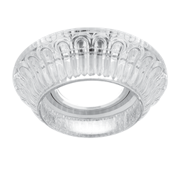 Светильник Gauss Glass CR051 Кристалл/Хром, Gu5.3 1/30 CR051 - фото 38442
