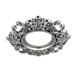 Светильник Gauss Antique CA045 Круг. Серебро/Черный Gu5. 1/40 CA045 - фото 38455