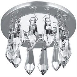 Светильник Gauss Brilliance PT001, Кристалл/Хром, Gu5.3 1/30 PT001 - фото 38461