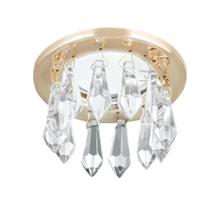 Светильник Gauss Brilliance PT002, Кристалл/Золото, Gu5.3 1/30 PT002 - фото 38470