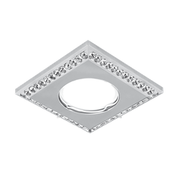 Светильник Gauss Strass CA036 Квадрат. Кристал/Хром, Gu5.3 1/30 CA036 - фото 38489