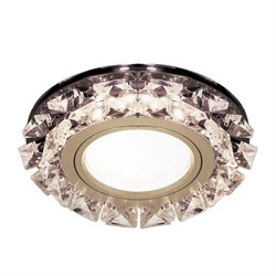 Светильник Gauss Backlight BL051 Кругл. Графит/Кристалл/Хром, Gu5.3, LED 2700K 1/40 BL051 - фото 38499