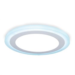 Светильник Gauss Backlight круг 12+4W 960lm 4000K 180-265V IP20 монт ?170 190*31мм 3 реж  LED 1/20 BL119 - фото 38524