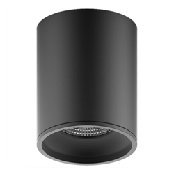Светильник Gauss Overhead накл цил 12W 920lm 4100K 170-240V IP20 79*100мм черный LED 1/30 HD007 - фото 38536