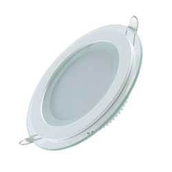 Светильник Gauss Glass круг 12W 990lm 4000K 220-240V IP20 монт ?118 160*35 с дек стеклом LED 1/40 947111212 - фото 38564