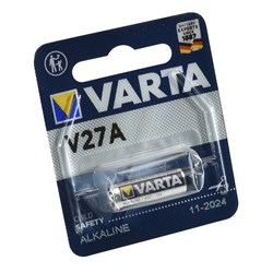 Батарейки алкалиновые VARTA V27 A BL1 (блистер 1шт) 4008496747009 - фото 38677
