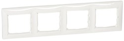 Рамка 4-пост. белая VALENA 774454 - фото 38742