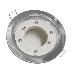 Светильник FL- LUM Consta  C  GX53   Nikel  D= 105мм h=45мм d= 85мм (  встр. круглый) 612144 - фото 38914