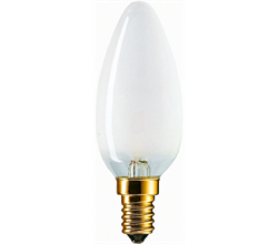 Лампа STANDART  B35  FR   60W  230V   E14   d  35 x 100  PHILIPS - 926000007764 - фото 39149