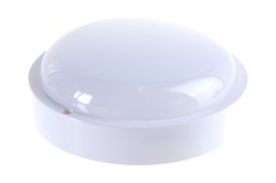 Светильник ЖКХ Gauss UNIVERSAL круг 12W 980lm 6500K 160-260V IP65 D160*53 белый LED 1/40 126411312 - фото 40331