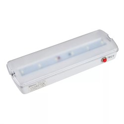 Светильник Pelastus РL EML 1.0 аварийный светодиодный непостоянного действия, IP42, 180-240 В, 50/60 Гц,   Ni-Cd. 238*80*40 мм 180 минут PL EML 1.0 - фото 40519