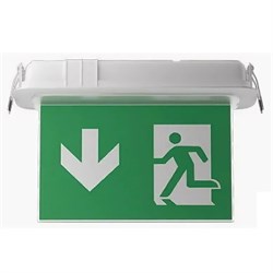 Pelastus PL EML 1.1 Светильник аварийный указатель выхода, двухсторонний. Батарея:Ni-Cd, 3.6В 1.8А/ч, IP42, 265*170*105мм PL EML 1.1-1 - фото 40533