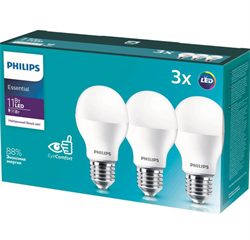 ESSLEDBulb 11W E27 4000K  Экопак1X3лампы  PHILIPS - LED лампа 929002299747 - фото 40709